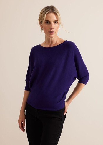 Phase Eight Cristine Knitwear Purple Canada | QUDTJV-597